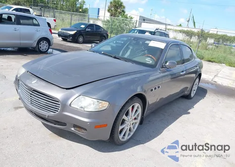 2005 Maserati Quattroporte z USA, uszkodzony, nr VIN ZAMCE39A150018442